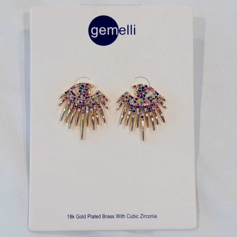 Gemelli evil eye earrings